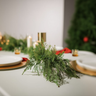 Artificial Cypress Garland - Green