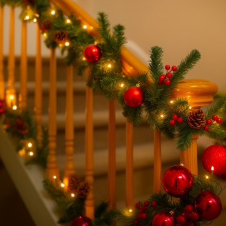 Guirlande de Sapin Artificielle - Vert