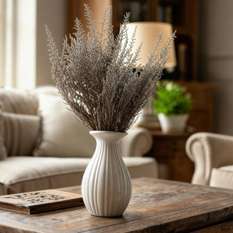 Stoebe stabilisé - Bouquet - Argent