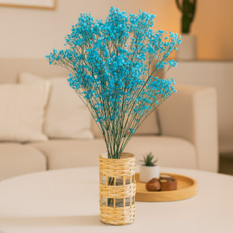 Stabilized Gypsophila - Bouquet - Light Blue