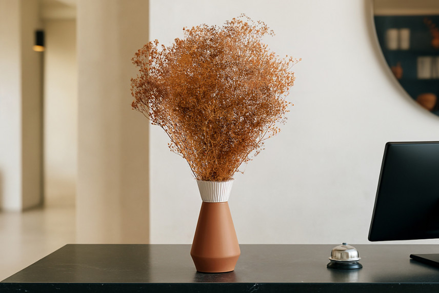 Mini Gypsophila Stabilized - Marmalade