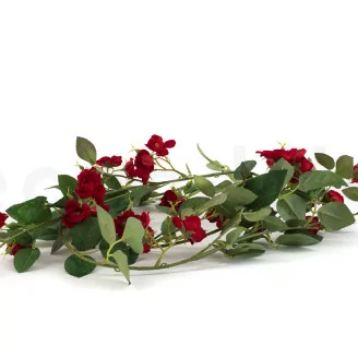 Ghirlanda di Rosa artificiale Rosso