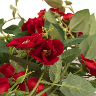 Ghirlanda di Rosa artificiale Rosso