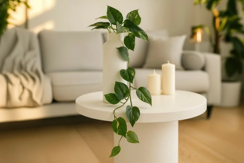 Colgante de Pothos Artificial - Verde