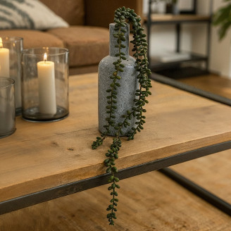 Hanging Artificial Kleinia Herreana - Green