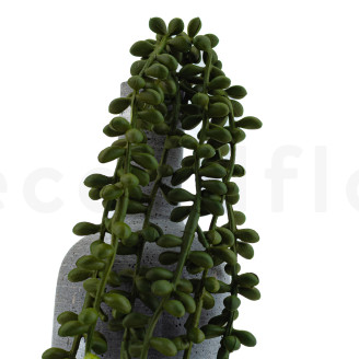 Hanging Artificial Kleinia Herreana - Green