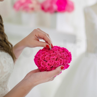 Rose Princess Stabilisiert - Verpackung 16 St. - Dunkelrosa