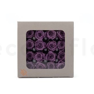Rosa Princess Stabilizzata - Scatola da 16 - Lilla