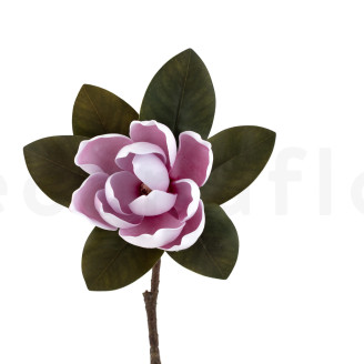Magnolia Artificial con tallo - Rosa