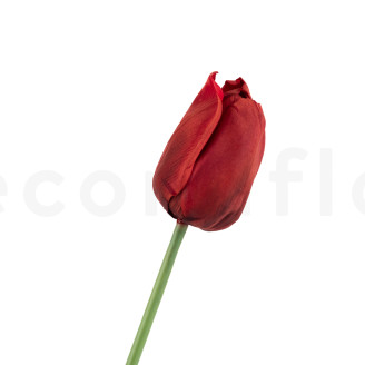 Artificial Tulip on Stem - Burgundy