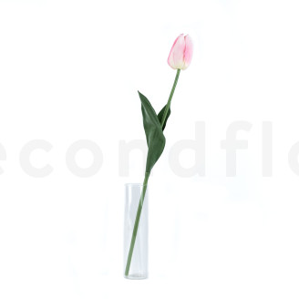 K&uuml;nstliche Tulpe mit Stiel - Rosa