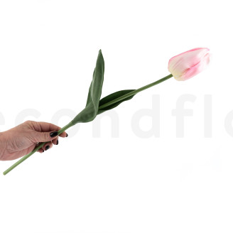 K&uuml;nstliche Tulpe mit Stiel - Rosa