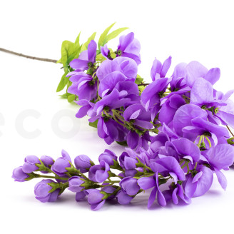 Ramo di Glicine Artificiale - Viola