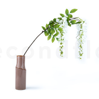 Artificial Wisteria Branch - White