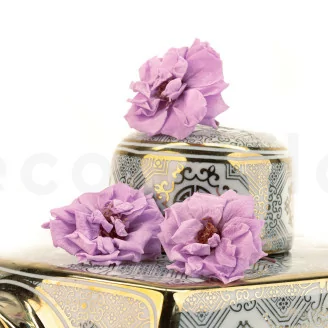 Rose Sauvage Stabilis&eacute;e - Bo&icirc;te de 12 - Violet
