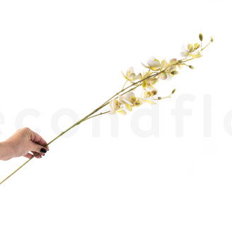 Artificial Orchid Branch - Cream