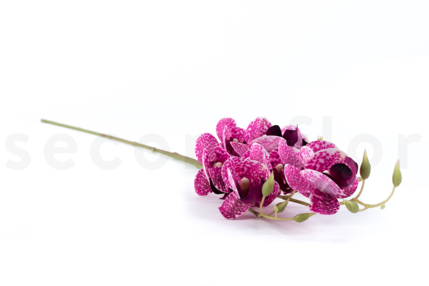 Ramo di Orchidee Artificiale - Rosa scuro