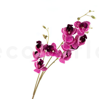Artificial Orchid Branch - Dark Pink