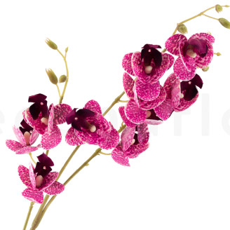 K&uuml;nstlicher Orchideenzweig - Dunkelrosa