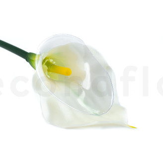 Artificial Calla on Stem - Cream