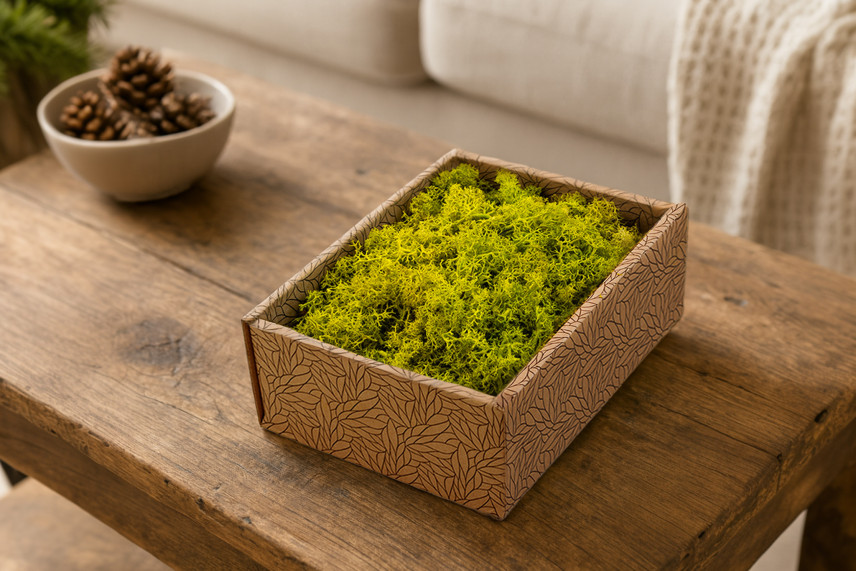 Lichene preservato - Creabox S - Lime Green