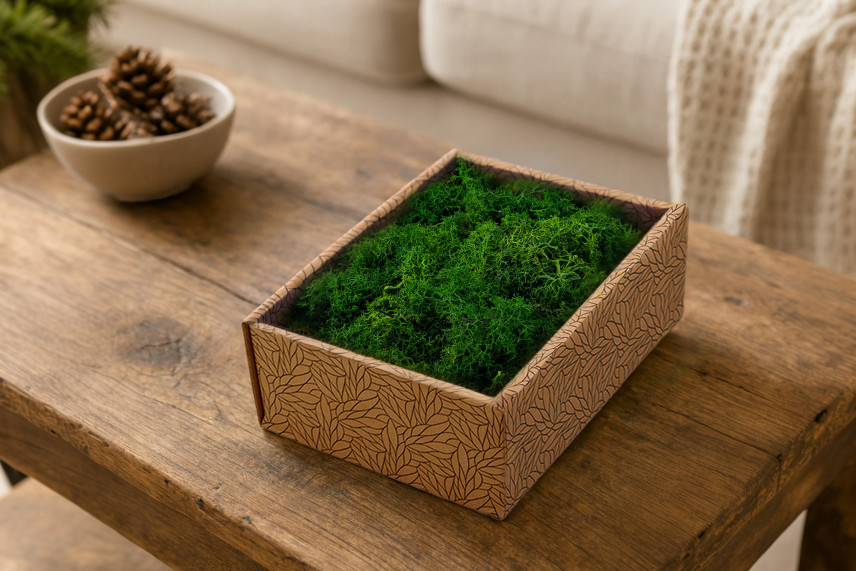 Lichene preservato - Creabox S - Nature Green