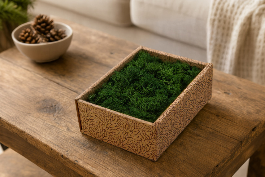 Lichene stabilizzato - Creabox - Forest Green