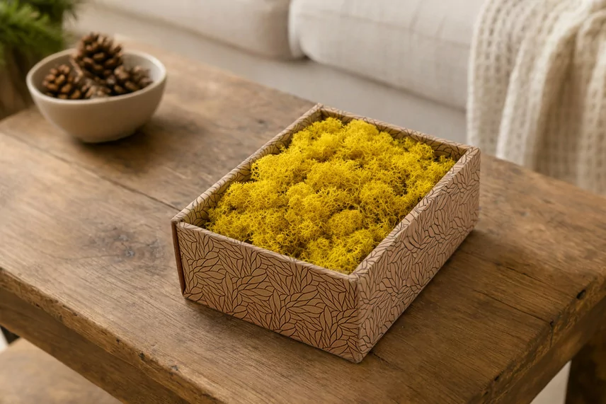 Lichen Stabilis&eacute; - Creabox S - Jaune