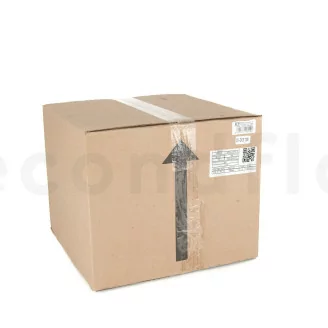 Konservierte Rose mit 30 cm Stiel Wei&szlig; - Einzelne Geschenkbox (x25)