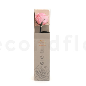 Roses sur tige stabilis&eacute;es 30cm - Gift Box 25 Unit&eacute;s - Pastel Pink