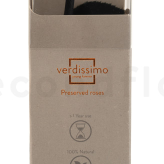 Rose su stelo preservato 30 cm - Gift Box 25 unit&agrave; - Pastel Pink