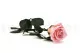 Rose stabilis&eacute;e sur tige 30 cm Rose Pastel (x25) 8