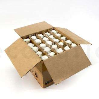 Rosa su stelo stabilizzata vrac 30cm - 25 unit&agrave; - Bianco