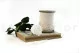 Rosa stabilizzata con stelo 30 cm Bianco (x25) 12