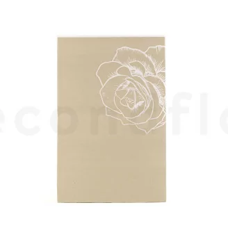 Konservierte Rose mit 50 cm Stiel Rot - Einzelne Geschenkbox (x20)