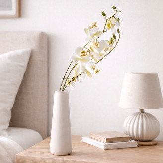 Artificial Orchid Branch - Cream