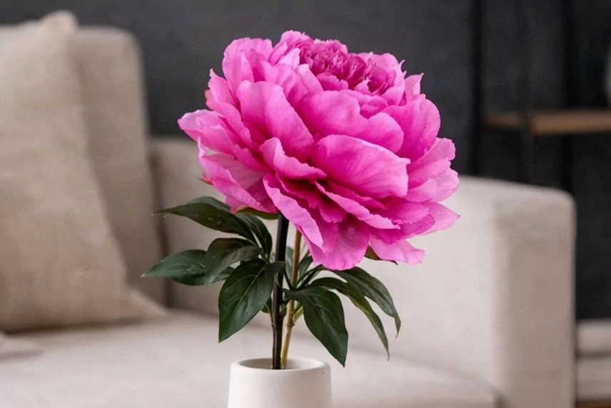 Pivoine artificielle Rose