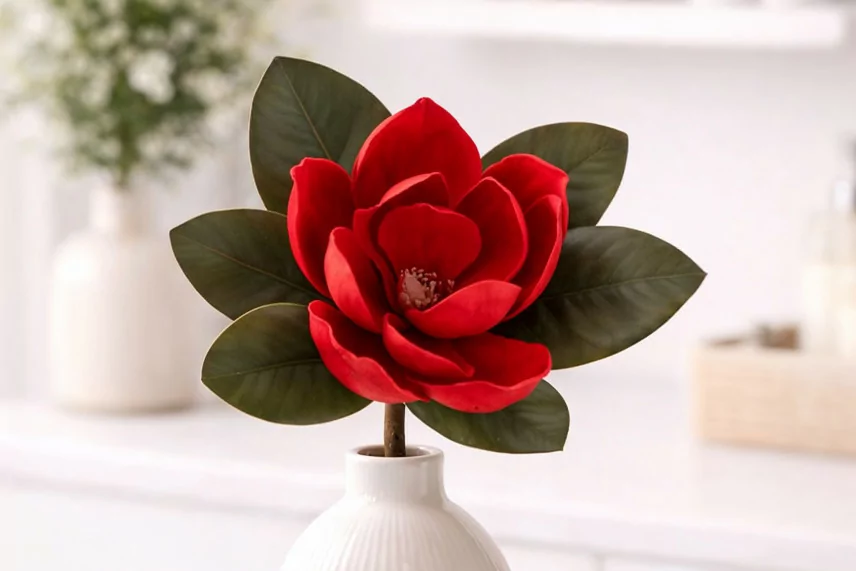 Magnolia artificiale Rosso