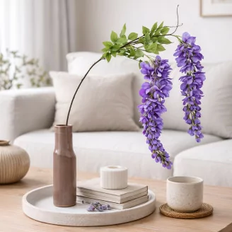 Artificial Wisteria Branch - Purple