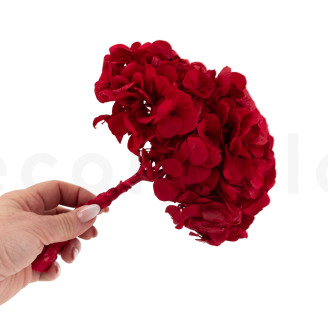 Hortensia preservada Kiara - Vibrant Red