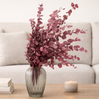 Eucalyptus Stuartiana Stabilized - Raspberry