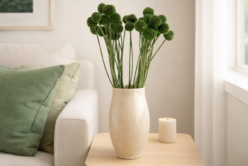 Craspedia preservata - Mazzo - Eden Green