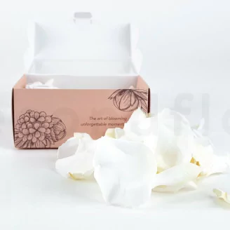 Petali di rosa stabilizzati - Bianco