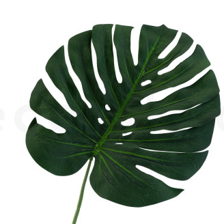 Foglia di Monstera Artificiale - 1 Unit&agrave; - Verde