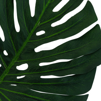 Foglia di Monstera Artificiale - 1 Unit&agrave; - Verde
