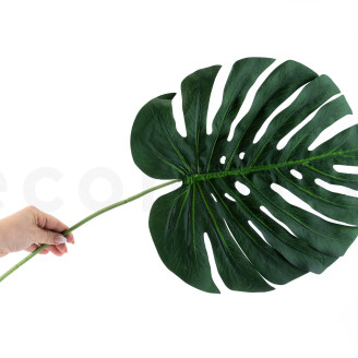 Fire-Resistant Artificial Monstera - Green