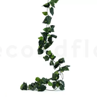 K&uuml;nstliche Pothos-Girlande - feuerbest&auml;ndig