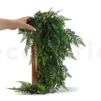 Artificial Hanging Fern - Green