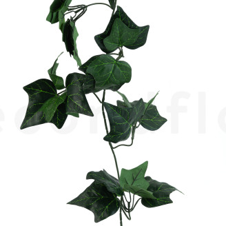 Fire-Resistant Artificial Helix Ivy Garland - Green