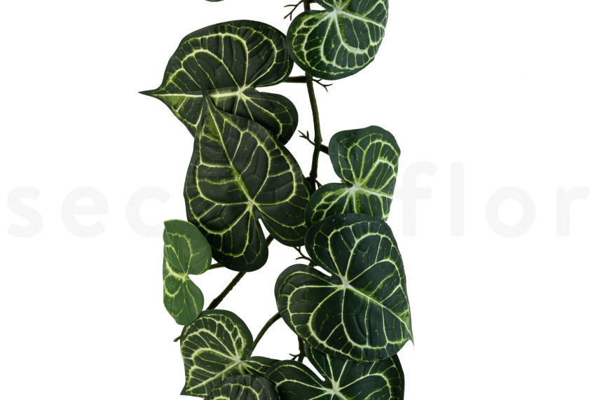 Guirlande d'Anthurium Artificiel Ignifuge - Vert